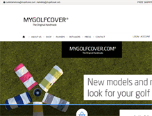 Tablet Screenshot of mygolfcover.com